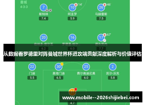 从数据看罗德里对阵曼城世界杯进攻端贡献深度解析与价值评估