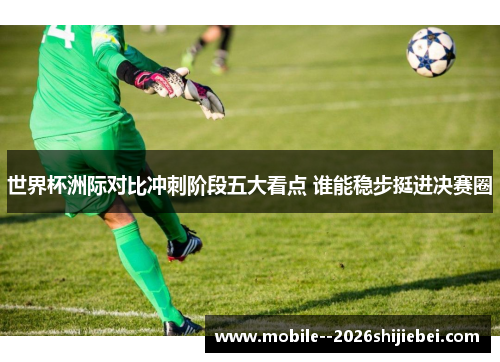 世界杯洲际对比冲刺阶段五大看点 谁能稳步挺进决赛圈